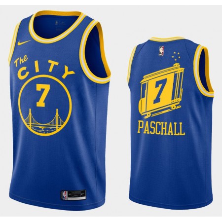 Maillot Basket Homme Golden State Warriors Eric Paschall 7 2020-21 Nike Hardwood Classics Swingman